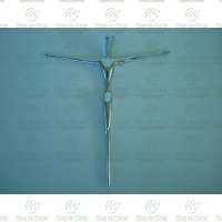 Cristo Estilizado para Túmulo em Alumínio Tam.35cm