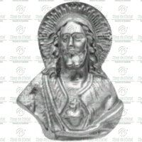 Sagrado Coração de Jesus Túmulo em Alumínio Tam.17cm