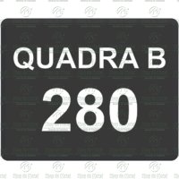 Placa para Identificação do Túmulo em Porcelana Colorida Tam.8x10 cm