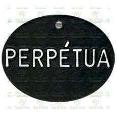 Placa Perpétua em Alumínio Tam.7x9 cm