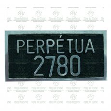 Placa Perpetua Kit 50 Peças em Alumínio