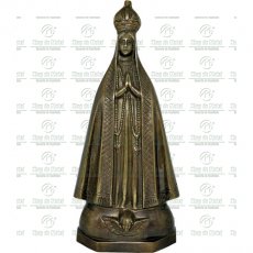 Imagem da Nossa Senhora Aparecida de corpo inteiro em Bronze Tam.60 cm