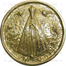 Nossa Senhora Aparecida Túmulo em Bronze Tam.25cm