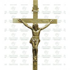 Crucifixo para Túmulo em Bronze Tam.32cm