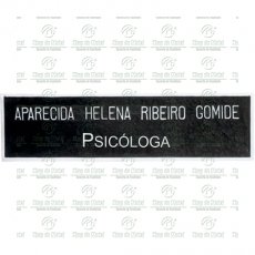 Placa Profissionais Alumínio Tam.16x60