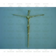 Cristo Estilizado para Túmulo em Bronze Tam.35cm