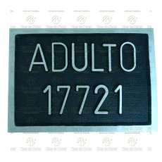 Placa Perpetua kit 50 Peças em Auminio