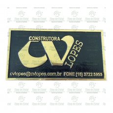 Placa da Construtora